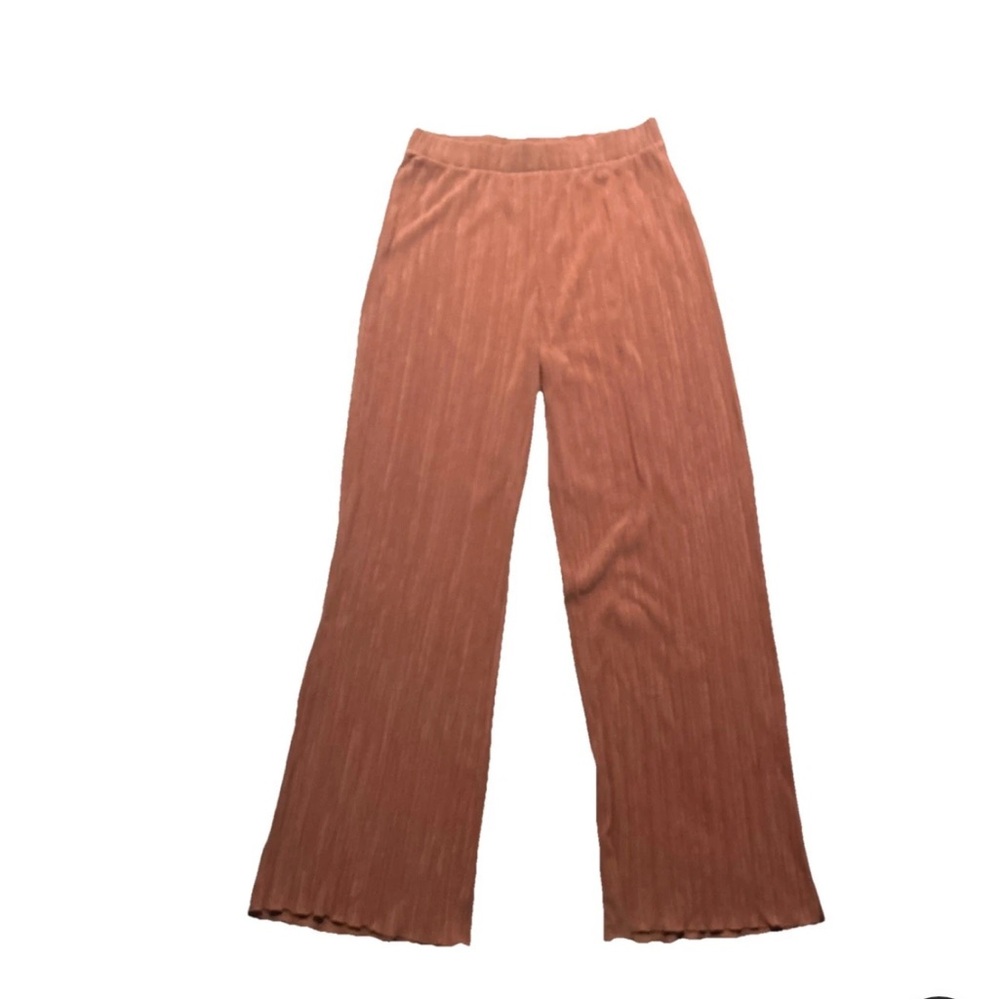 Zara Women's Wide Leg Pants in Tan